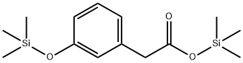 m-(Trimethylsilyloxy)phenylacetic acid trimethylsilyl ester 结构式