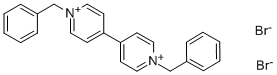 1,1'-二卞-4,4'-二吡啶二溴化物 结构式