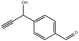 Benzaldehyde, 4-(1-hydroxy-2-propynyl)- (9CI) 结构式
