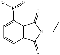 N-乙基-3-硝基酞酰亚氨 结构式