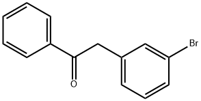 2-(3-溴苯基)-1-苯乙酮 结构式