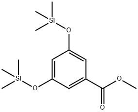 3,5-Bis[(trimethylsilyl)oxy]benzoic acid methyl ester 结构式