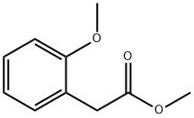 2-甲氧基苯基乙酸甲酯 结构式