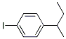 Benzene, 1-iodo-4-(1-Methylpropyl)- 结构式