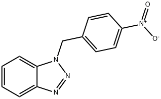 1-(4-Nitrobenzyl)-1H-benzotriazole 结构式