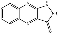 3H-Pyrazolo[3,4-b]quinoxalin-3-one,1,2-dihydro-(9CI) 结构式