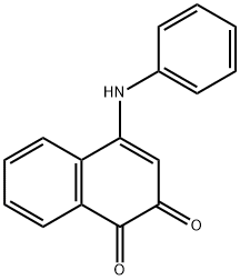 4-(Phenylamino)-1,2-naphthalenedione 结构式