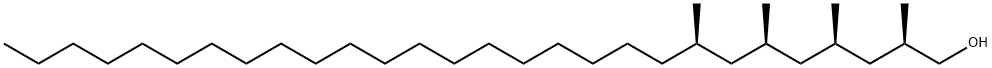 (2R,4R,6R,8R)-2,4,6,8-Tetramethyl-1-octacosanol 结构式