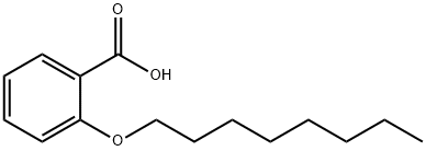 2-n-Octyloxybenzoic acid 结构式