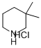 3,3-DIMETHYLPIPERIDINE HYDROCHLORIDE 结构式