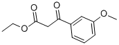 乙基(3-甲氧基苯甲酰基)醋酸盐 结构式