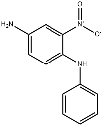 2-硝基-4-氨基二苯胺 结构式