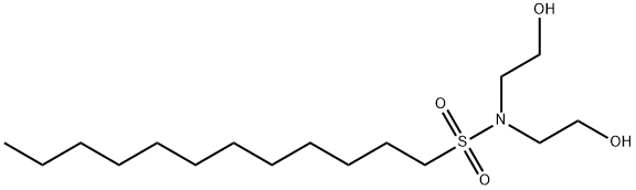 N,N-Bis(2-hydroxyethyl)-1-dodecanesulfonamide 结构式