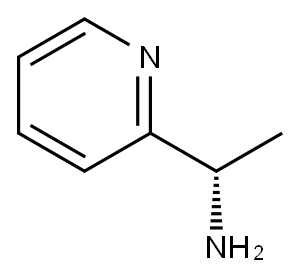(S)-1-(2-吡啶基)乙胺 结构式