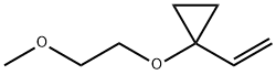 1-(2-甲氧基乙氧基)-1-乙烯基环丙烷 结构式