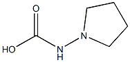 Pyrrolidinecarbamic acid (8CI) 结构式