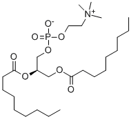 1,2-二壬酰-SN-甘油-3-磷酰胆碱 结构式