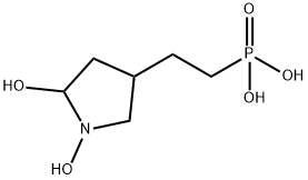 Phosphonic acid, [2-(1,5-dihydroxy-3-pyrrolidinyl)ethyl]- (9CI) 结构式