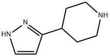 4-(1H-吡唑-3-基)哌啶 结构式