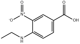 4-(乙氨基)-3-硝基苯甲酸 结构式