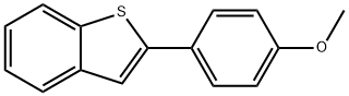 2-(4-甲氧基苯基)苯并噻吩 结构式