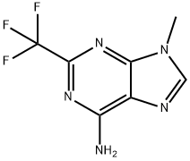 9-甲基-2-(三氟甲基)-9H-嘌呤-6-胺 结构式