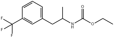 N-[1-Methyl-2-[3-(trifluoromethyl)phenyl]ethyl]carbamic acid ethyl ester 结构式