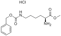 CBZ-L-赖氨酸甲酯盐酸盐 结构式