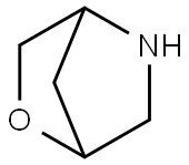 2-氧杂-5-氮杂双环[2.2.1]庚烷 结构式