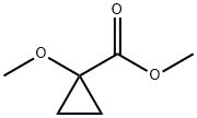 1-甲氧基环丙烷甲酸甲酯 结构式