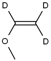 METHYL VINYL-D3 ETHER 结构式