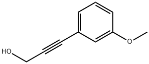 3-(3-甲氧基苯基)-2-丙炔-1-醇 结构式