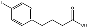 4-(P-碘苯基)丁酸 结构式