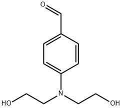 4-[N,N-双(2-羟乙基)氨基]苯甲醛 结构式
