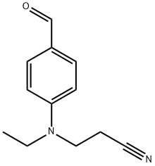 N-乙基-N-氰乙基-4-氨基苯甲醛 结构式