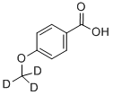 4-甲氧基-D3-苯甲酸 结构式