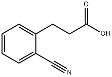 3-(2-氰基苯基)丙酸 结构式