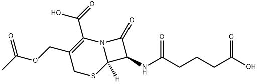 glutaryl-7-aminocephalosporanic acid 结构式