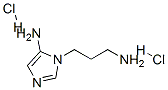 1H-Imidazole-1-propanamine,5-amino-,dihydrochloride(9CI) 结构式