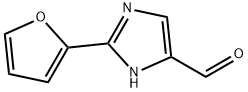 2-(2-呋喃基)咪唑-5-甲醛 结构式