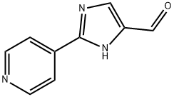 1H-Imidazole-4-carboxaldehyde,  2-(4-pyridinyl)-  (9CI) 结构式