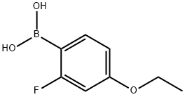 2-氟-4-乙氧基苯硼酸 结构式