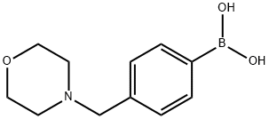 4-吗啉甲基苯硼酸 结构式