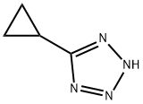 5-环丙基-2H -1,2,3,4-四氮唑 结构式