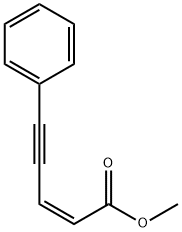 5-PHENYL-PENT-2-EN-4-YNOIC ACID METHYL ESTER 结构式