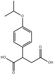 2-(4-ISOPROPOXY-PHENYL)-SUCCINIC ACID 结构式