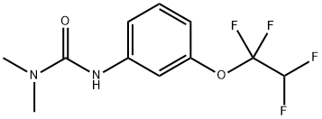 1,1-dimethyl-3-[3-(1,1,2,2-tetrafluoroethoxy)phenyl]urea 结构式
