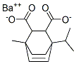 1-Methyl-4-isopropyl-1,4-ethano-5-cyclohexene-2,3-dicarboxylic acid barium salt 结构式