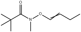 Propanamide,  N-(1-butenyloxy)-N,2,2-trimethyl-  (9CI) 结构式