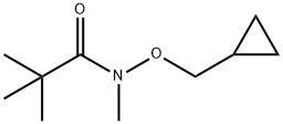 Propanamide,  N-(cyclopropylmethoxy)-N,2,2-trimethyl- 结构式